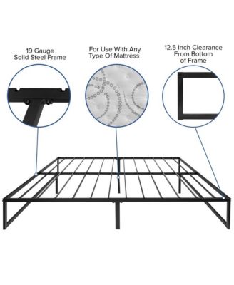  14 Inch Steel Varallo  Steel Slat Support For Any Mattress Bed Frame