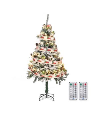 Yescom 5 Ft Artificial Christmas Tree & 20 LED Pine Cone String Lights ...