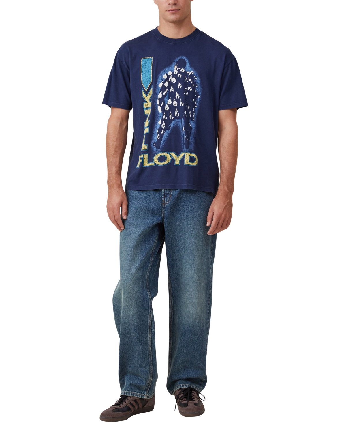 COTTON ON MEN'S LOOSE FIT MUSIC T-SHIRT 