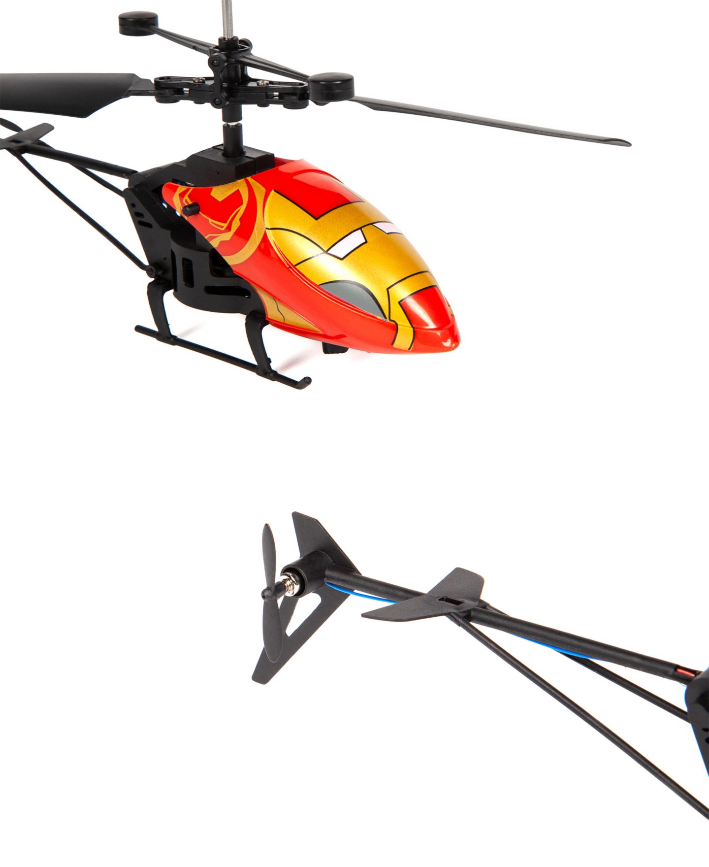 Детская игрушка World Tech Toys Mini Marvel Iron Man 2-Channel IR RTF Electric RC Helicopter — фото 5