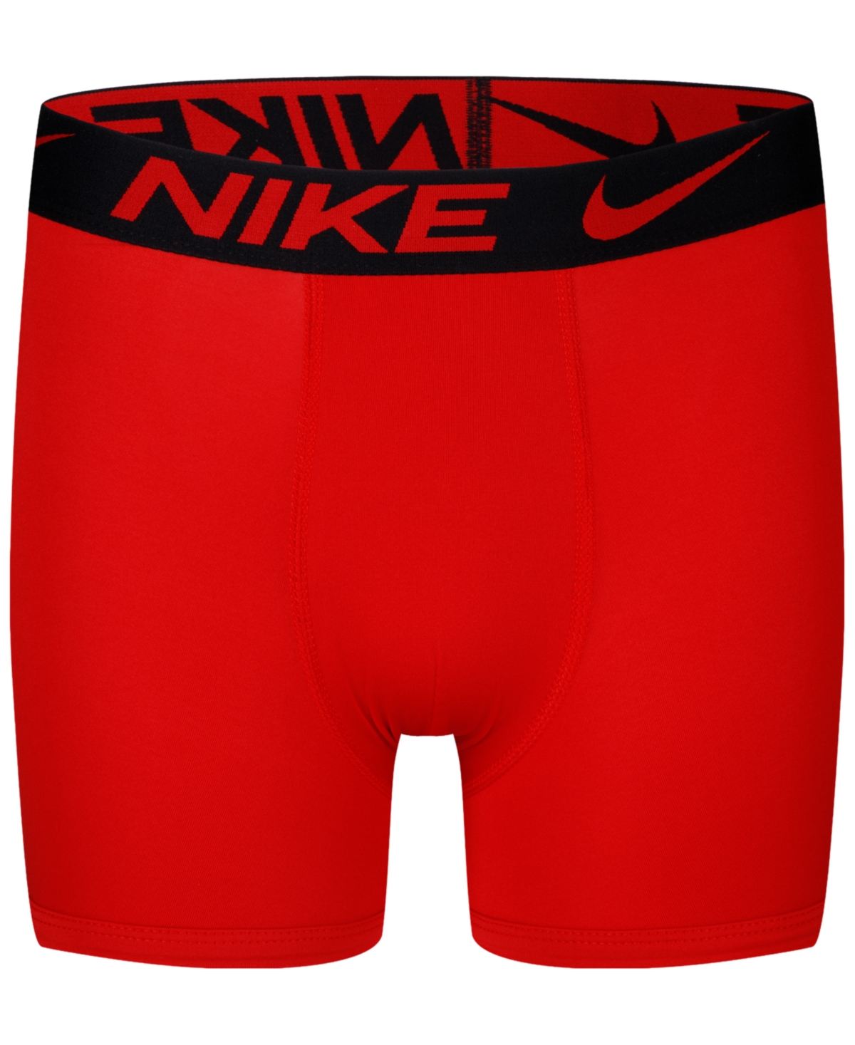 Nike Boys' 3 Pack Essential Boxer Briefs - Little Kid, Big Kid In Gray,black