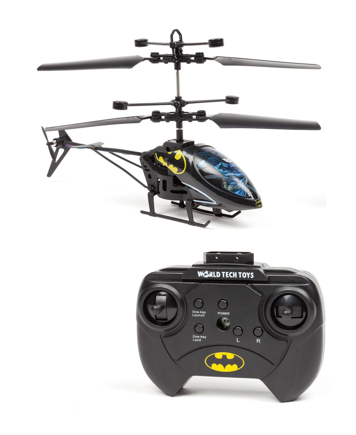 Детская игрушка World Tech Toys DC Batman 2CH IR Helicopter — фото 1