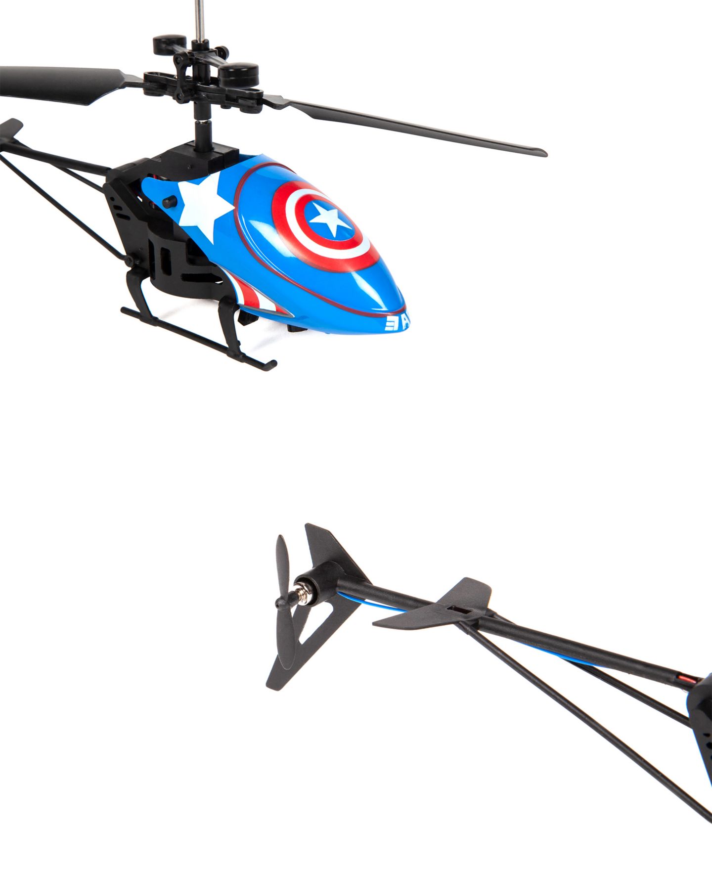 Детская игрушка World Tech Toys Marvel Captain America 2-Channel Motion-Sensitive Mini IR RC Helicopter — фото 5
