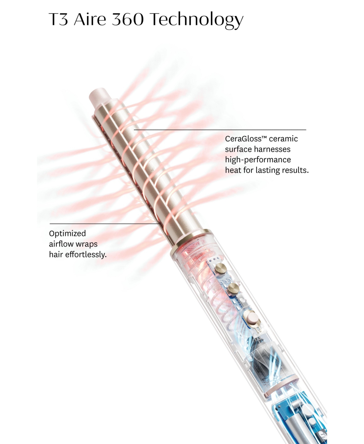 T3 Aire 360 Ceramic Air Styler Blowout Kit In No Color
