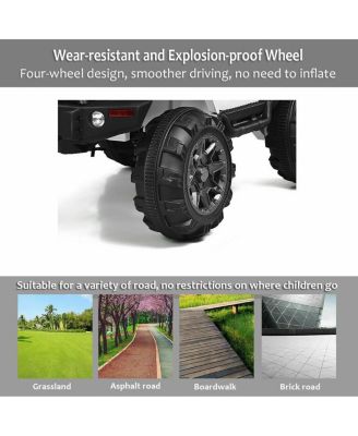 12V Electric Ride On Truck with Parental Remote Control and LED Lights