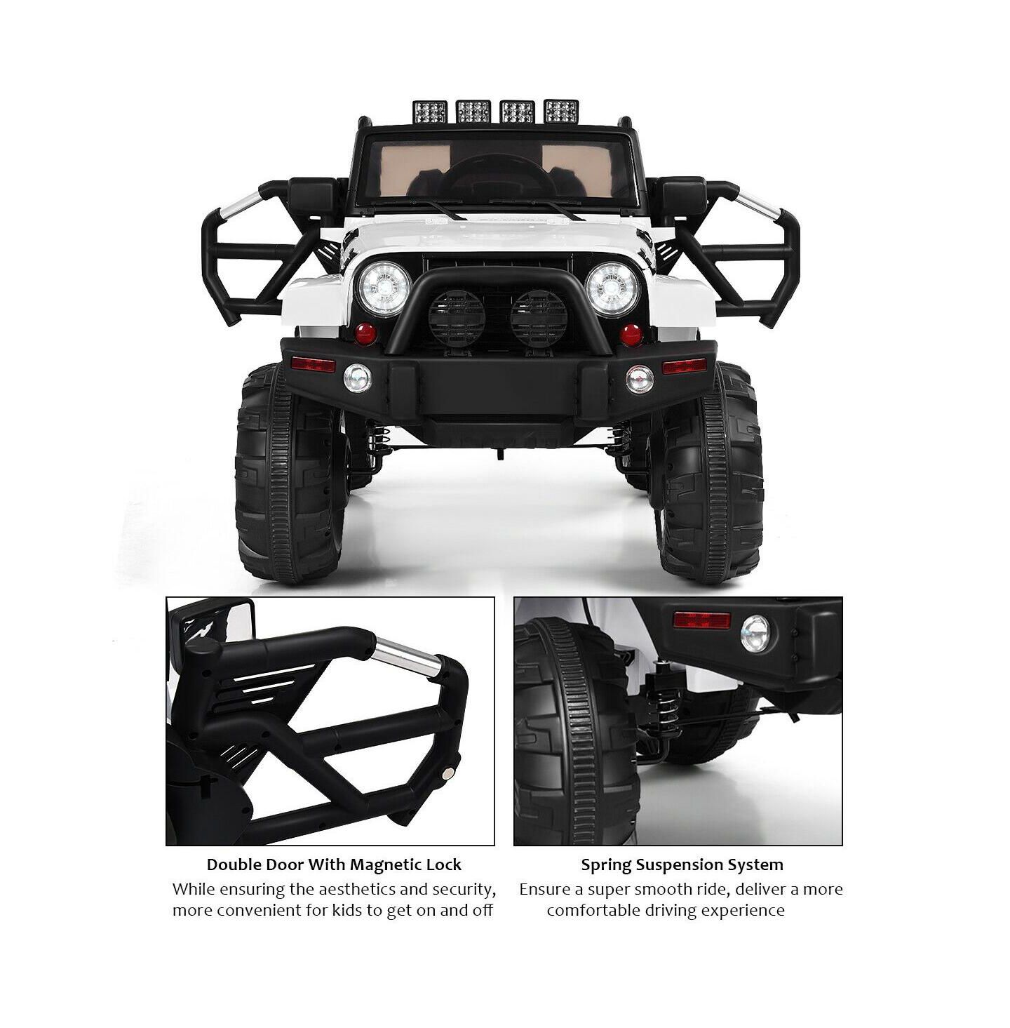 Детская игрушка SUGIFT 12V Electric Ride On Truck with Parental Remote Control and LED Lights — фото 6