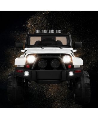 12V Electric Ride On Truck with Parental Remote Control and LED Lights