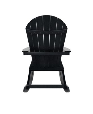 Outdoor Patio All-weather Adirondack Rocking Chair