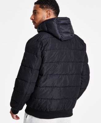 Men's Hooded Puffer Bomber Jacket