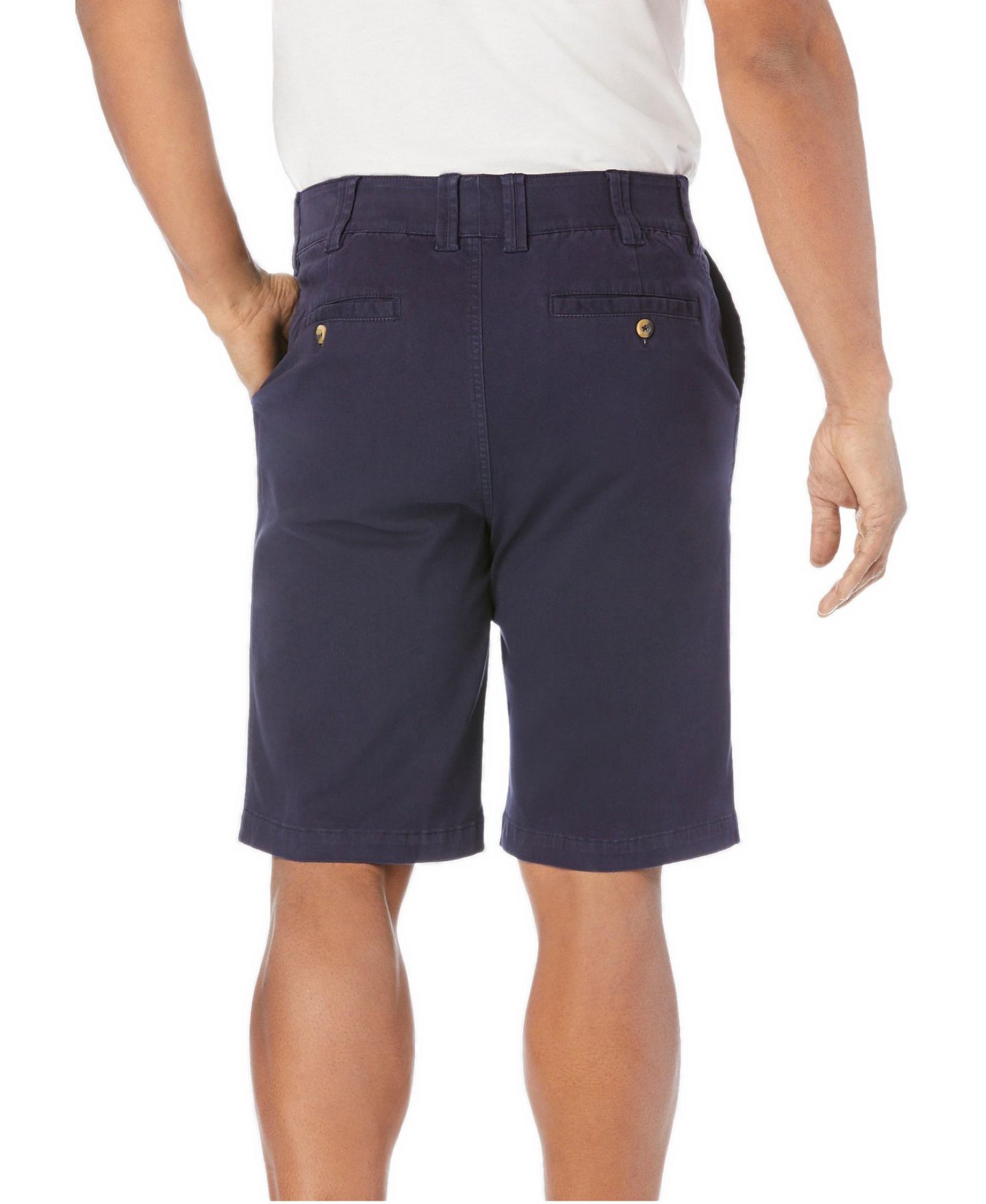 Мужские шорты KingSize Flex Full-Elastic Waist Chino, цвет: Тёмный хаки — фото 4