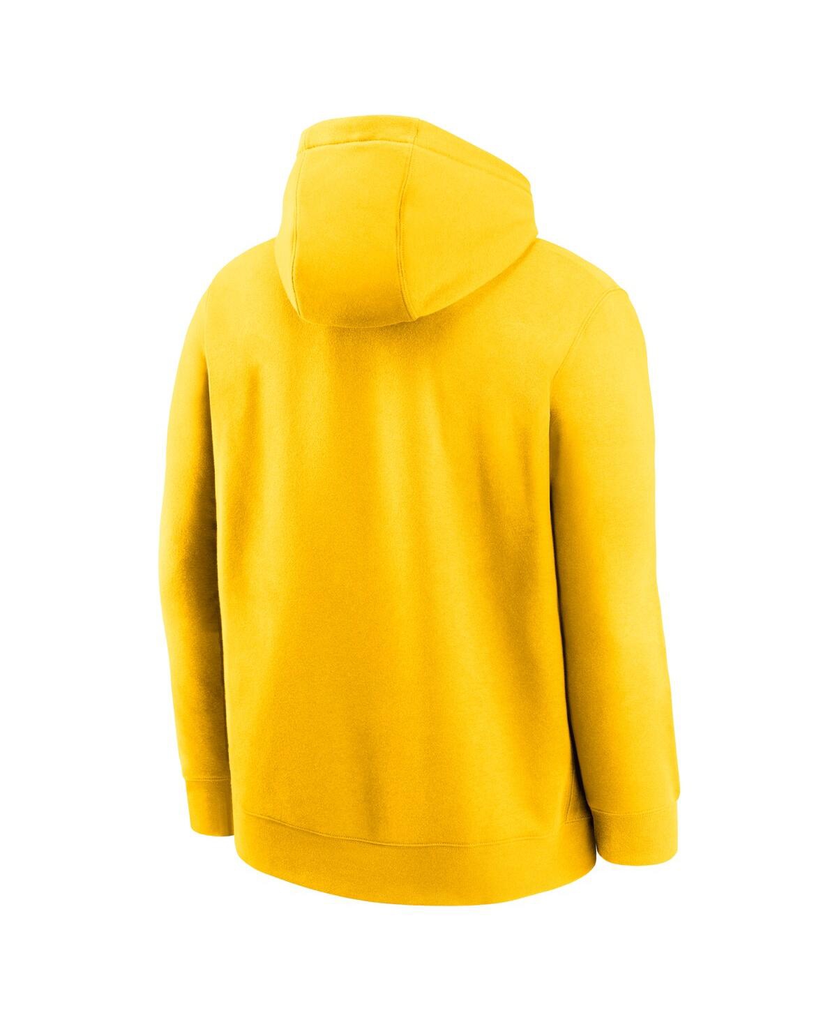 Jordan Men's Michigan Wolverines Primetime Evergreen Club Fleece Pullover Hoodie