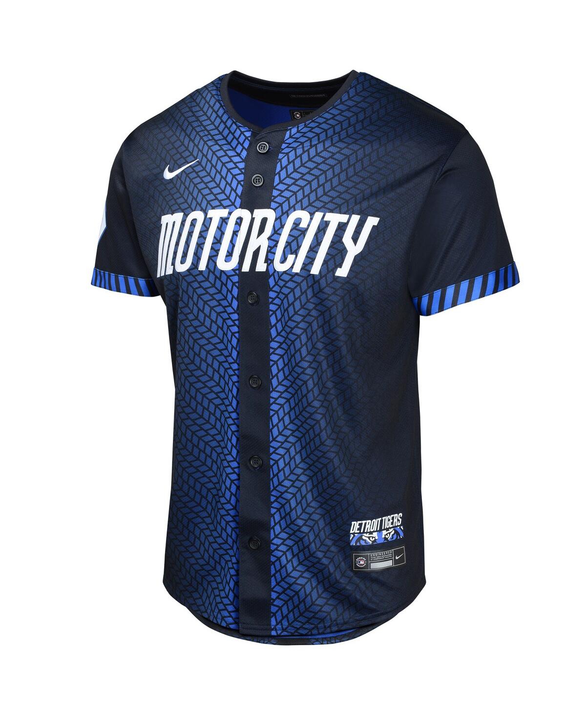Nike Big Boys and Girls Javier BaezDetroit Tigers 2024 City Connect Limited Jersey - Navy