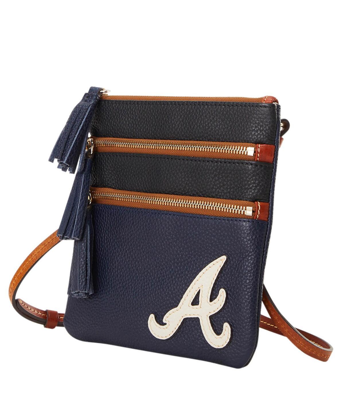 Dooney & Bourke Atlanta Braves Infield Triple Zip Crossbody Purse In No Color