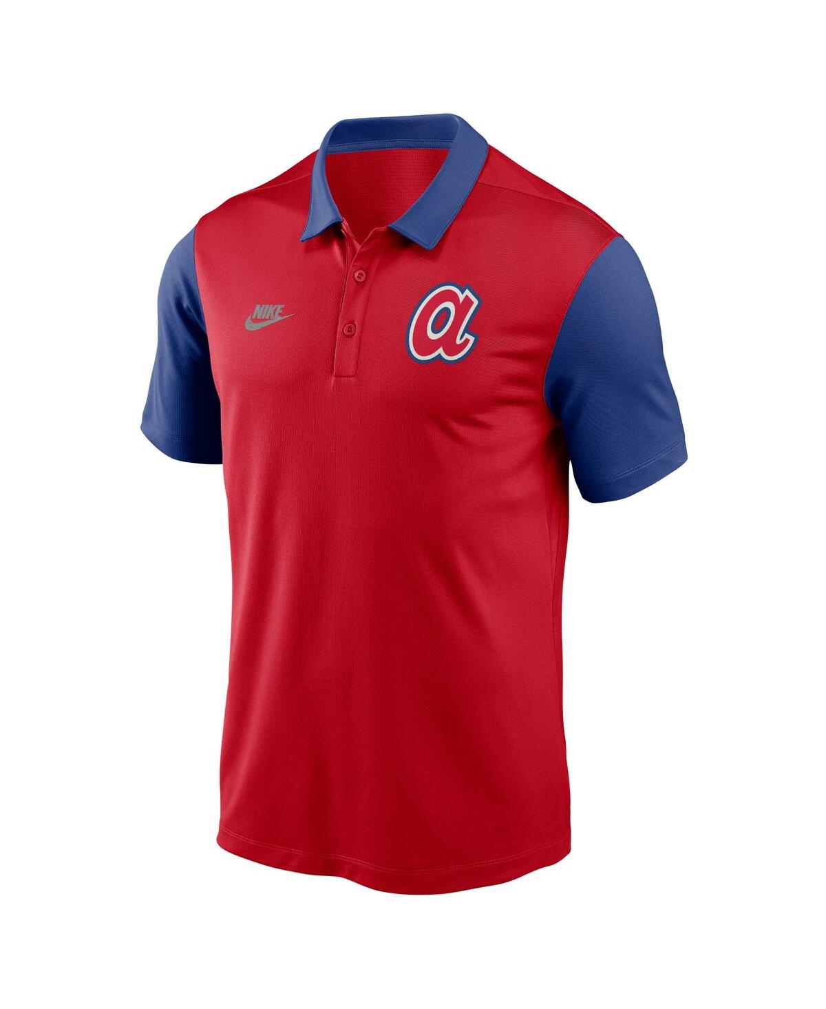Nike Men's Red Atlanta Braves Franchise Cooperstown Collection Polo Shirt