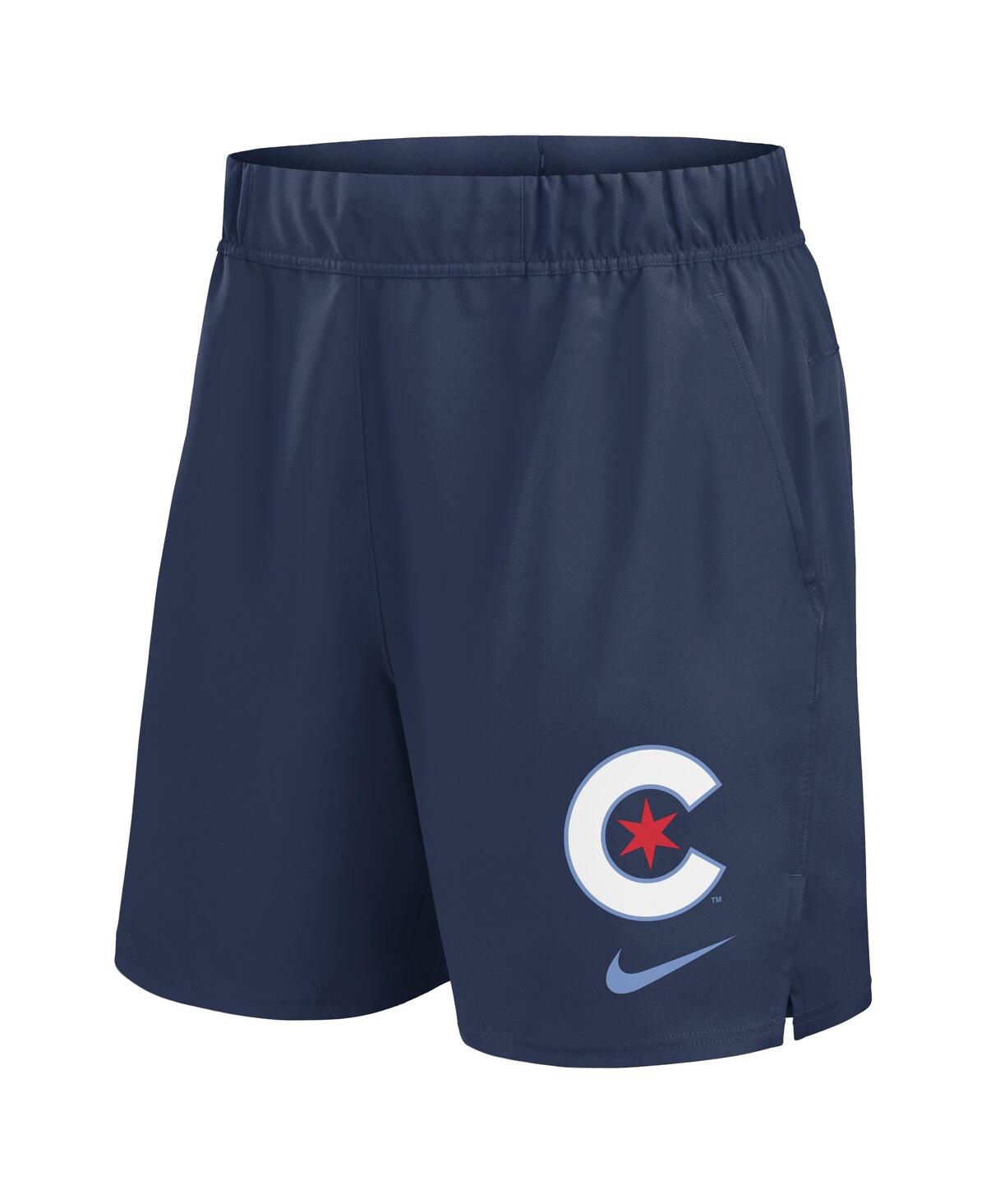 Nike Men'sChicago Cubs 2024 City Connect Woven Victory Performance Shorts - Navy