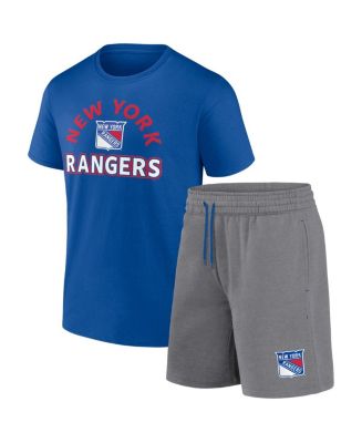 Fanatics Men's New York Rangers Humble Combo Pack Shorts T-Shirt - Macy's