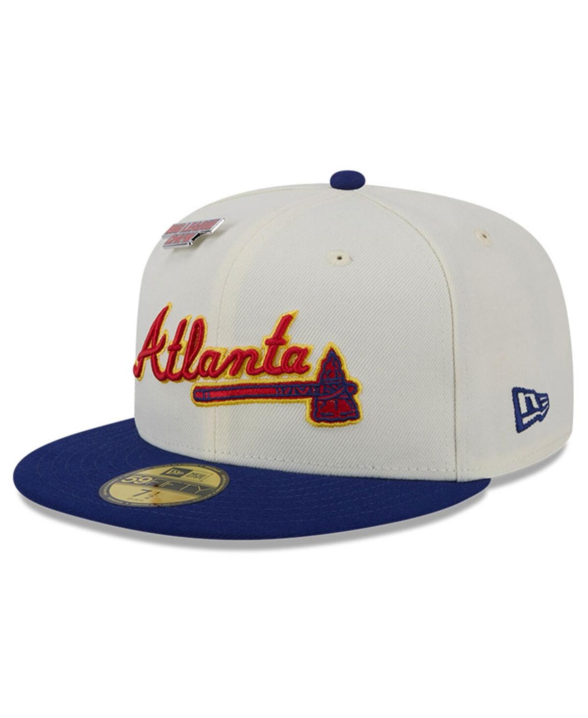 Shop New Era Men's White Atlanta Braves Big League Chew Original 59fifty Fitted Hat