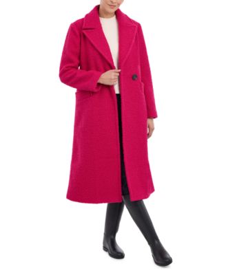 Women's Double-Breasted Boucl&eacute; Walker Coat