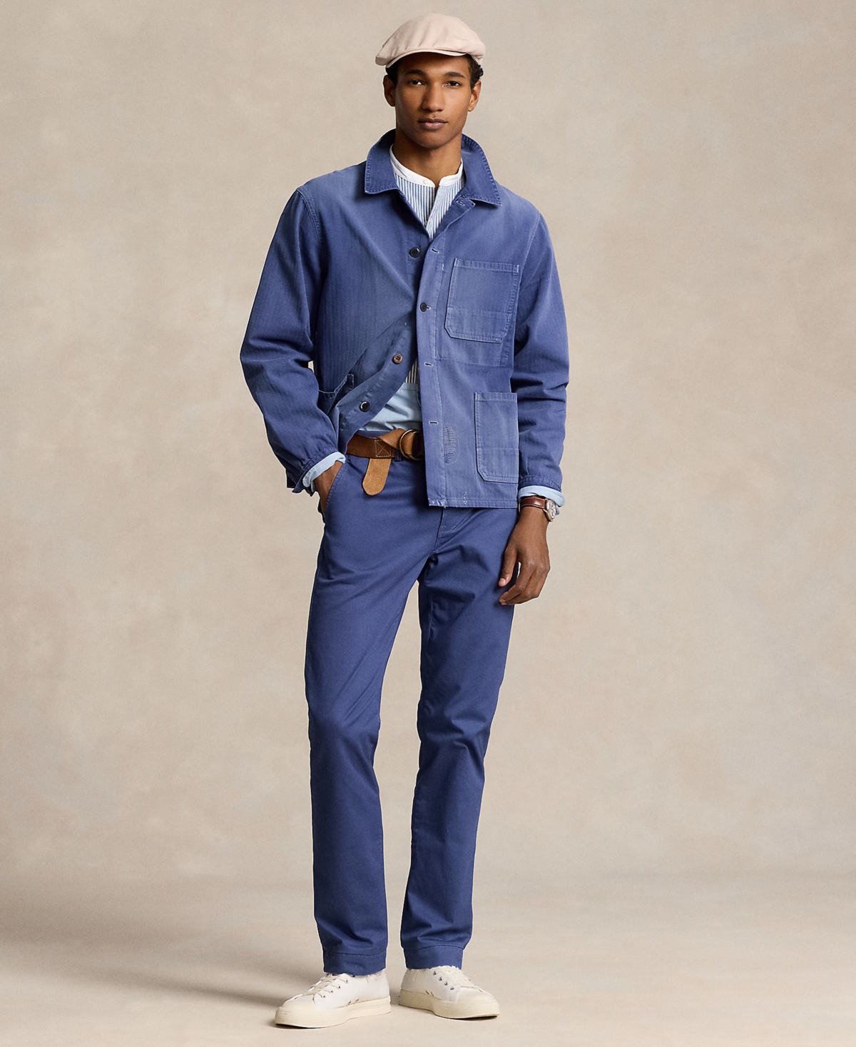 Polo Ralph Lauren Men's Straight-Fit Washed Stretch Chino Pants