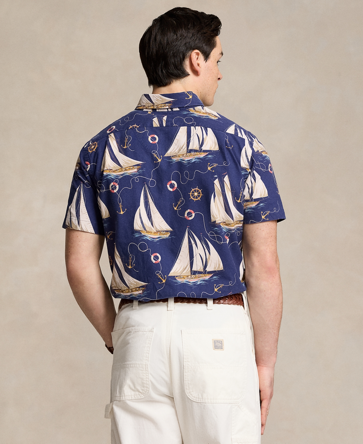 Polo Ralph Lauren Men's Classic-Fit Oxford Shirt - 6385 Helm Anchors