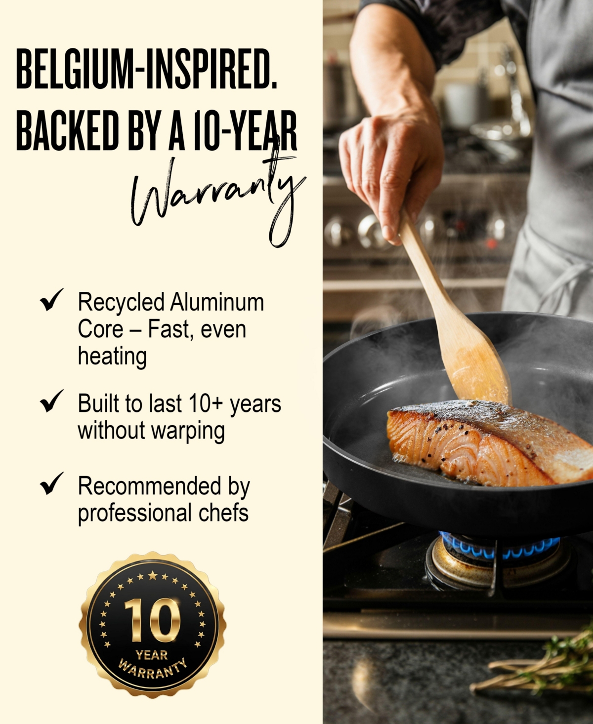 Alva Maestro Ceramic Nonstick Frying Pan Skillet 8
