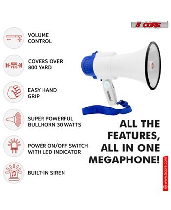 Altoparlante 5Core Megafono Bullhorn 30W Bull Horn Cheer - Foto 10