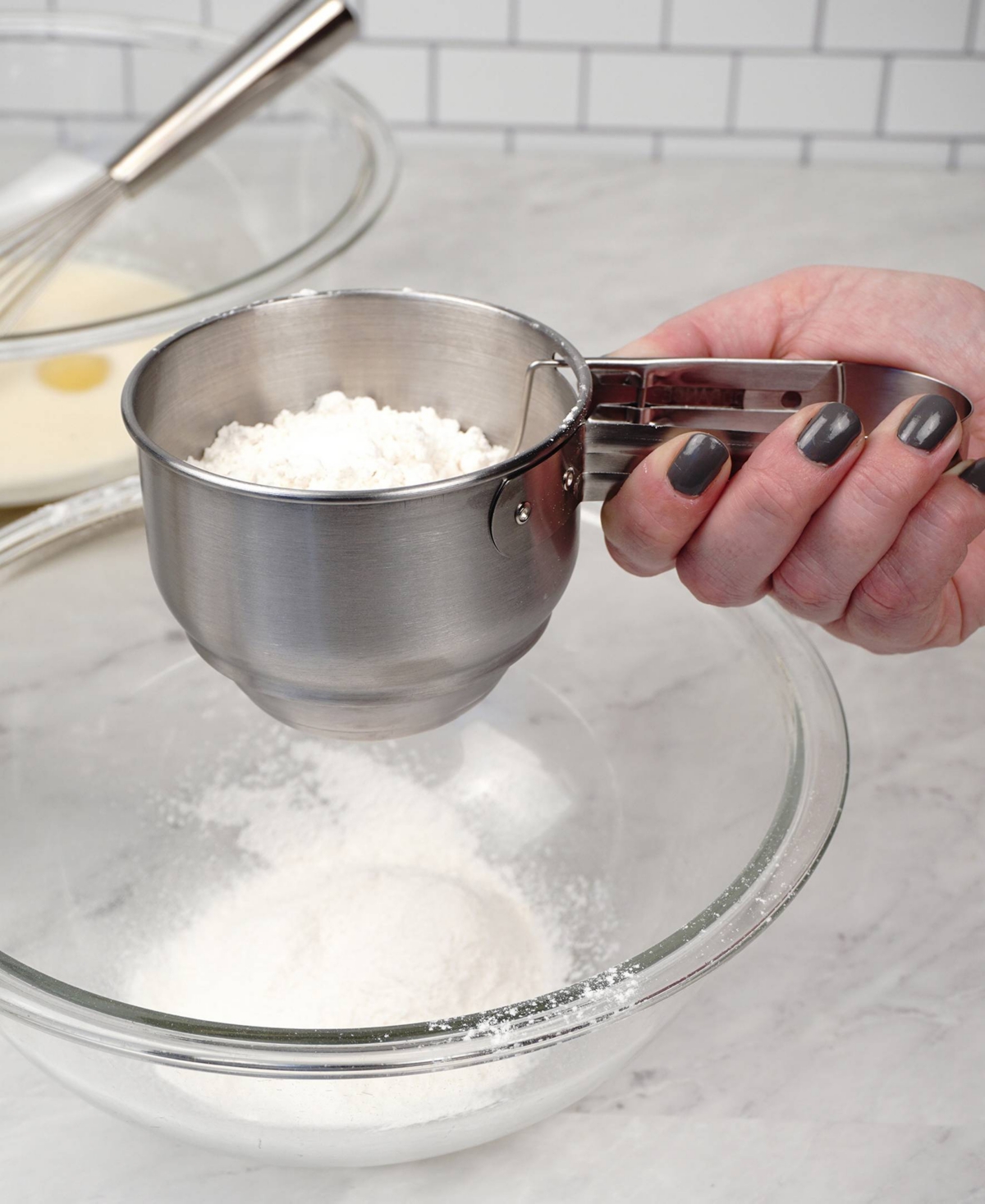 Rsvp International Endurance Stainless Steel 1 Cup Sifter In Silver