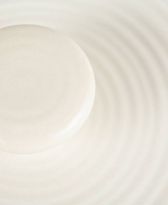 8.5" D Stoneware White Tortilla Warmer