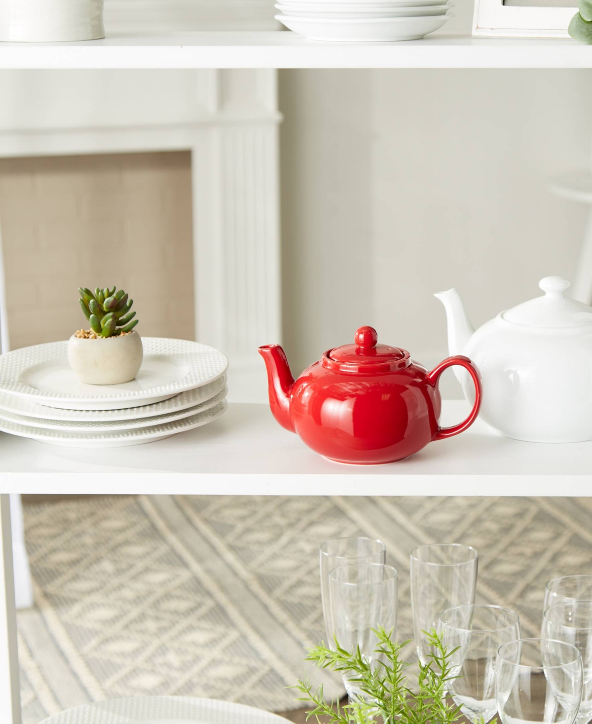 RSVP INTERNATIONAL STONEWARE 16 OUNCE TEAPOT 