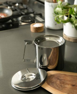 Stainless Steel Endurance Medium 4 Cup Fryer's Friend Grease Keeper