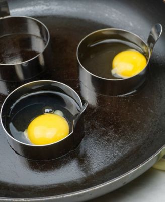 Endurance Stainless Steel 3x3x2" Egg Ring 4 Piece