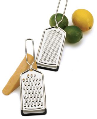 Endurance Stainless Steel 2 Piece 10"x3" Hand Held Cheese Grater