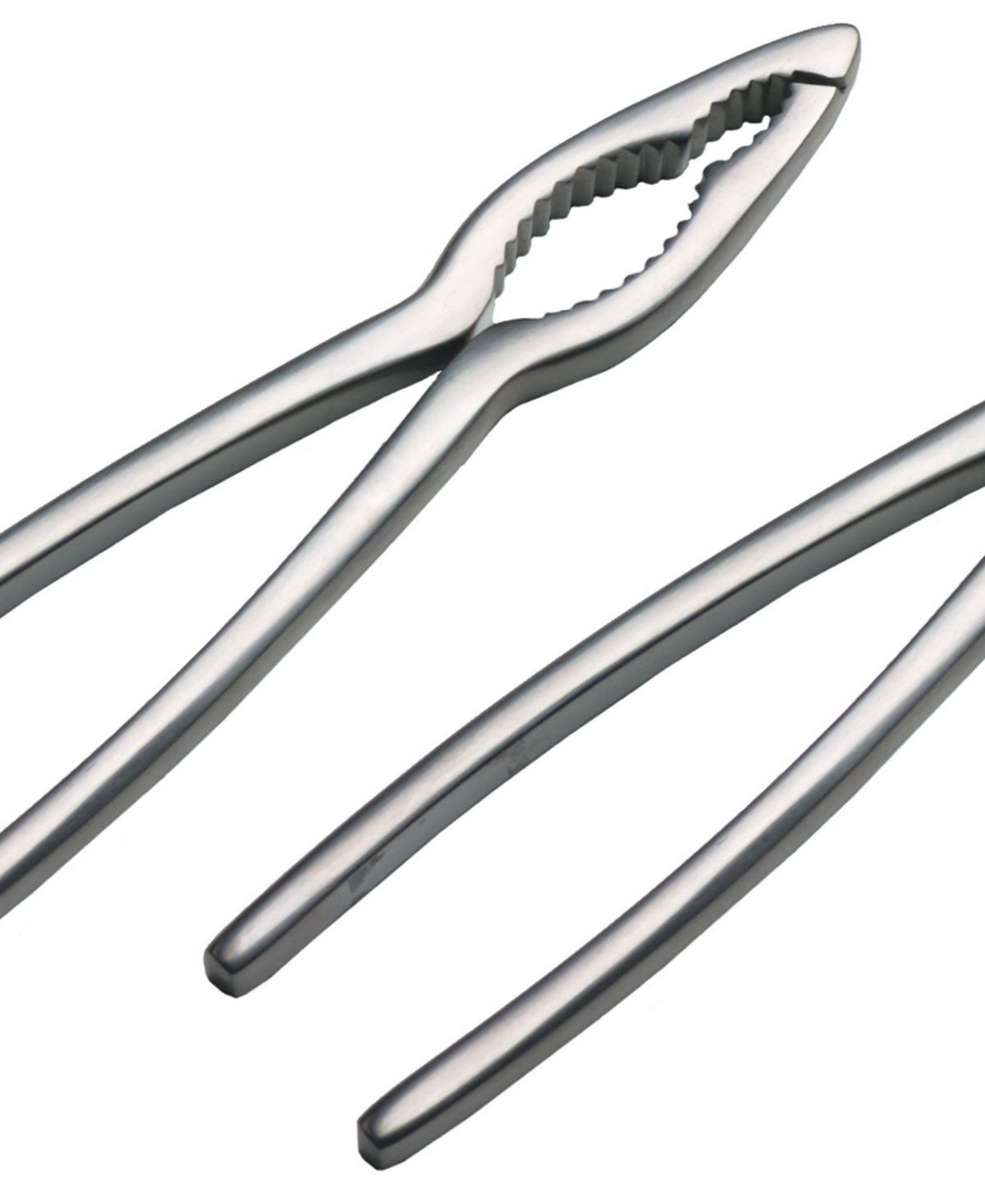 Rsvp International Endurance 18/8 Stainless Steel 6x1.5" 2 Piece Crab Cracker Set In Gray