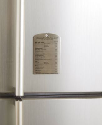 Endurance Stainless Steel 3.75 x 5.5" Temperature Magnet