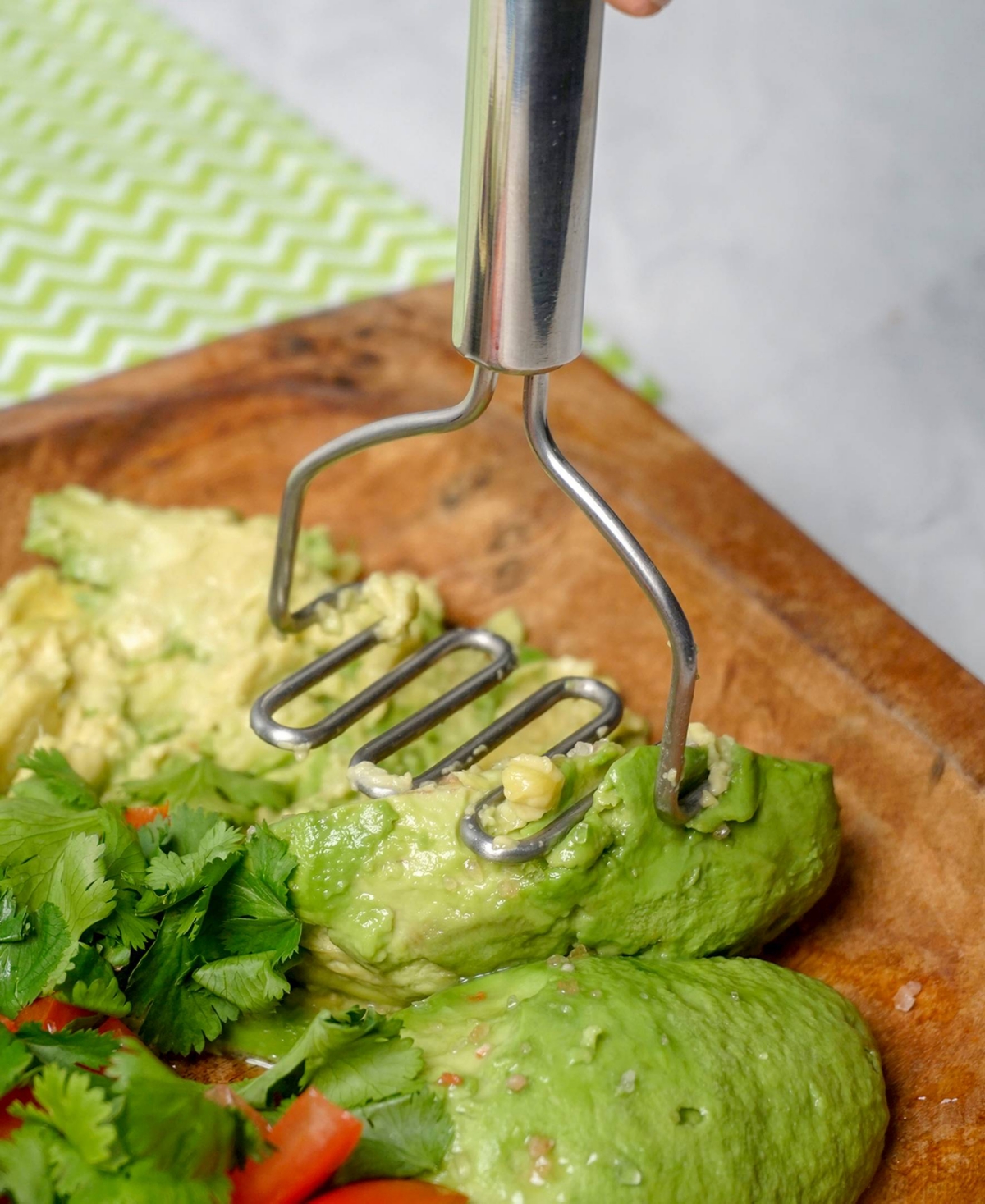 Rsvp International Endurance 18/8 Stainless Steel 3x2x7" Avocado Masher In Silver