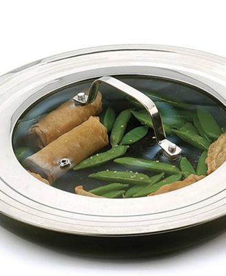 Endurance Stainless Steel Glass 12.5" Diameter Universal Lid