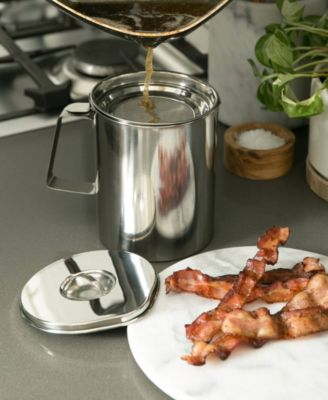 Stainless Steel Endurance Medium 6 Cup Fryer's Friend Grease Keeper