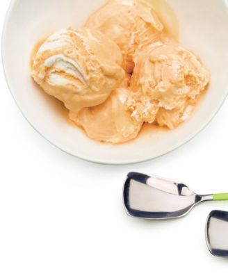 Endurance Stainless Steel 4 Piece 6" Ice Cream Spoons Set in Mixed Colors