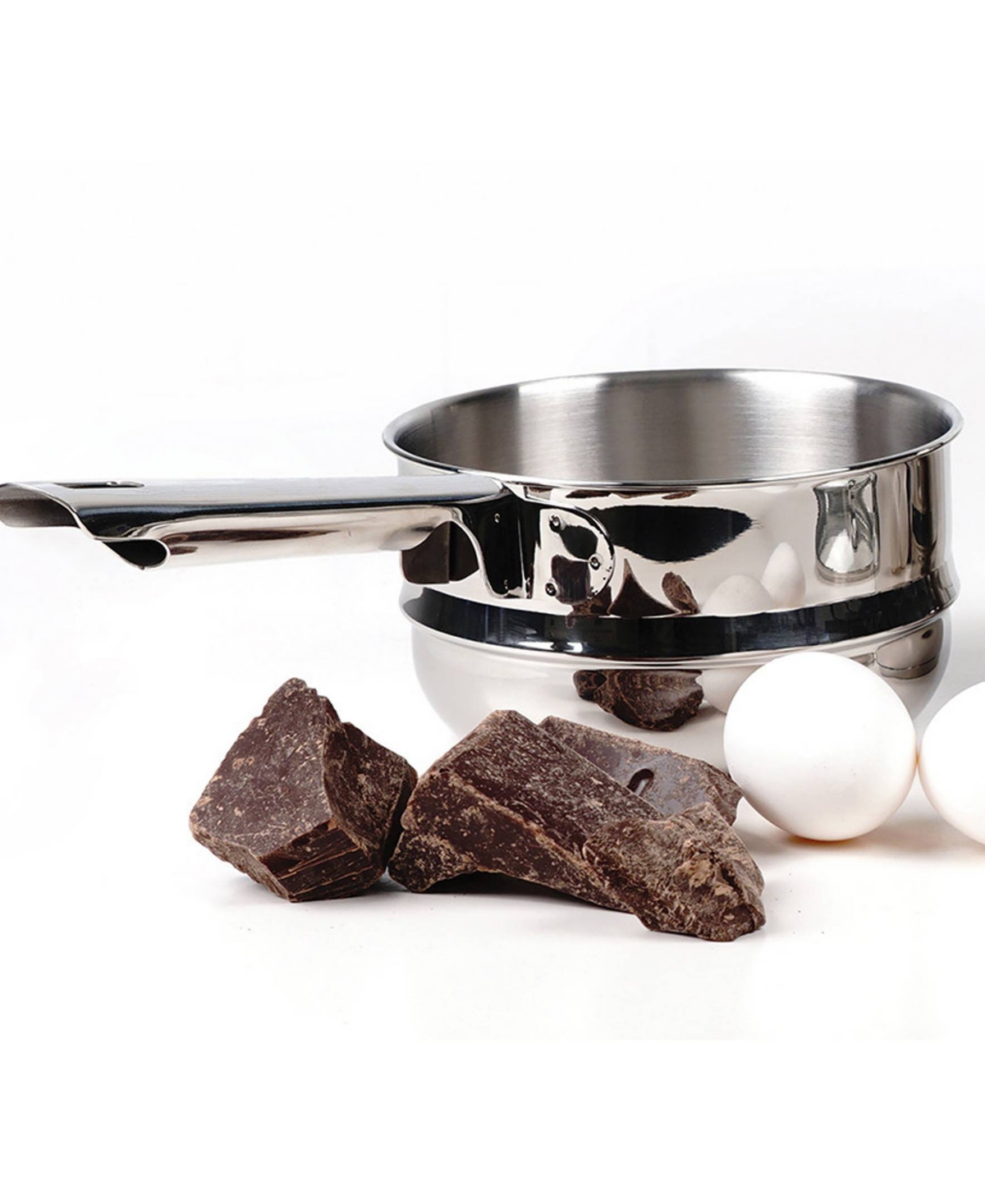Rsvp International Endurance 1 Qt Induction Safe Double Boiler In Gray