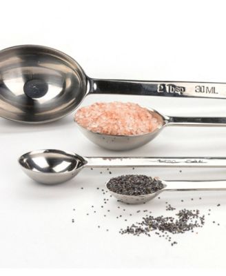 Endurance 18/8 Stainless Steel 4 Piece Long Handle Measuring Spoon