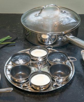 Endurance Stainless Steel 6 Egg Poacher Set