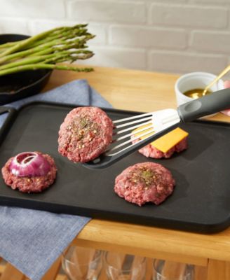 Endurance Stainless Steel 11x3" Angled Slotted Spatula