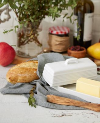 Ceramic Stoneware 8" x 4" x 3" Butter Dish