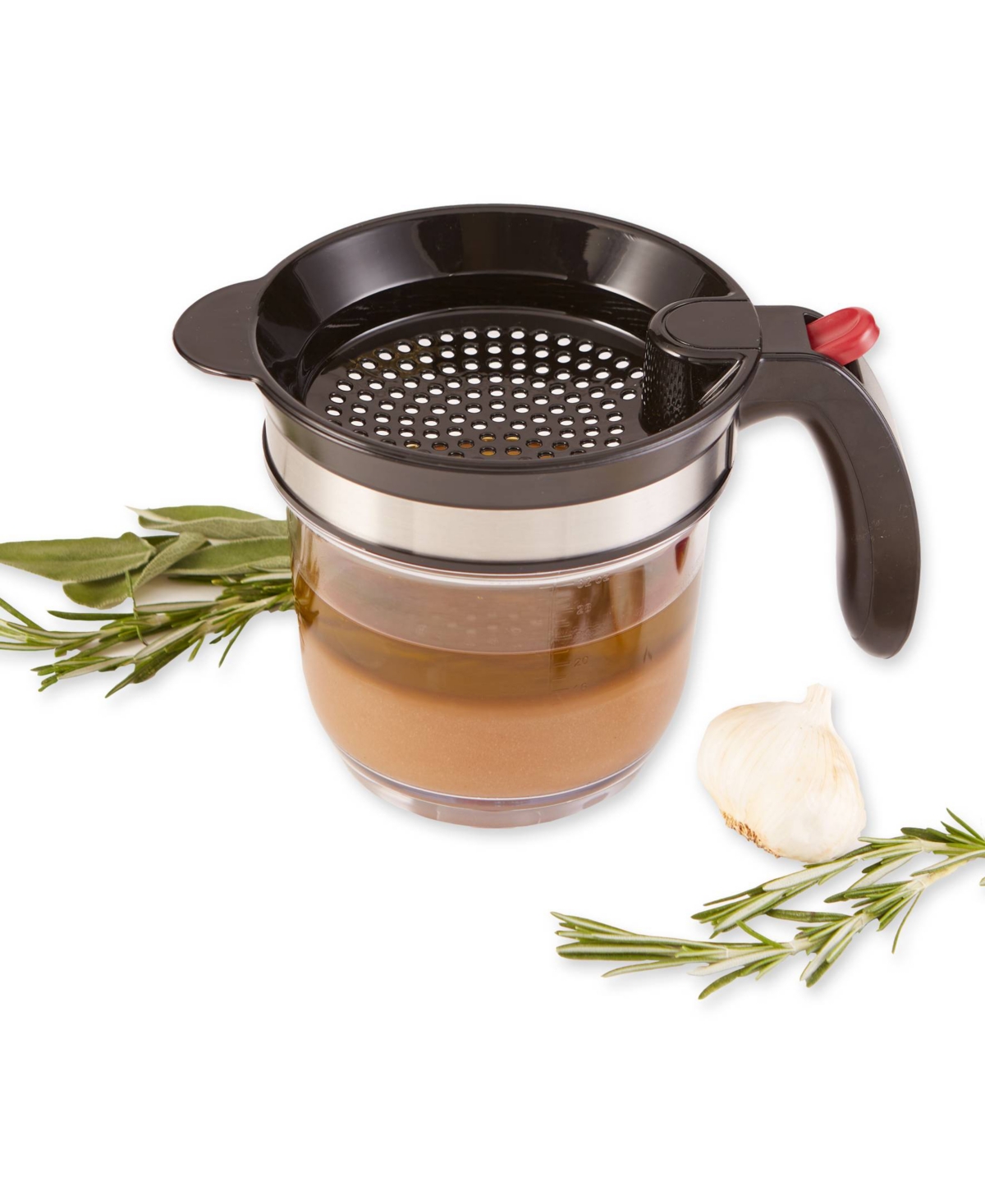 Shop Rsvp International Plastic 4 Cup Fat Separator In Clear