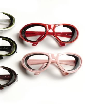 Plastic 5.5" x 6.5" x 1.5" Onion Goggles - Pink Frame