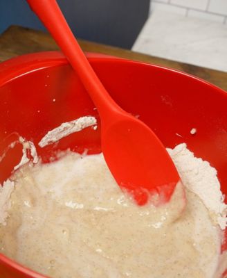 Silicone Coated Steel 11" x 2.25" Ela Series Red Spoon