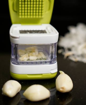 5 Piece Plastic and Stainless Steel 2.8x2.8" Garlic Cube