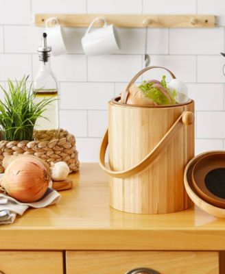 Endurance Wood 3.25 Quart Compost Pail Set