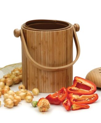 Endurance Wood 3.25 Quart Compost Pail Set