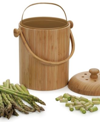 Endurance Wood 3.25 Quart Compost Pail Set